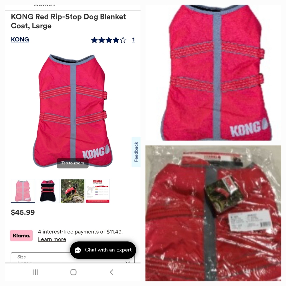Kong Dog Jacket - Picture 3 of 3